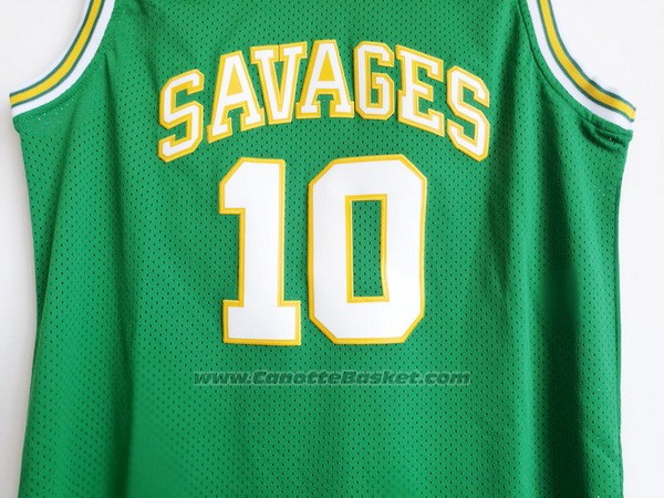 Maglia NCAA Oklahoma State Savages Dennis Rodman #10 Verde